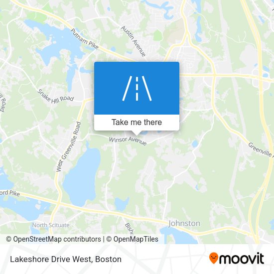 Lakeshore Drive West map