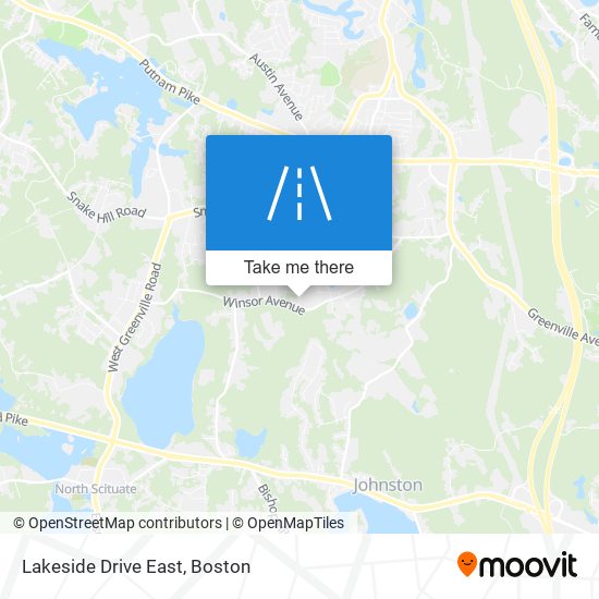 Mapa de Lakeside Drive East