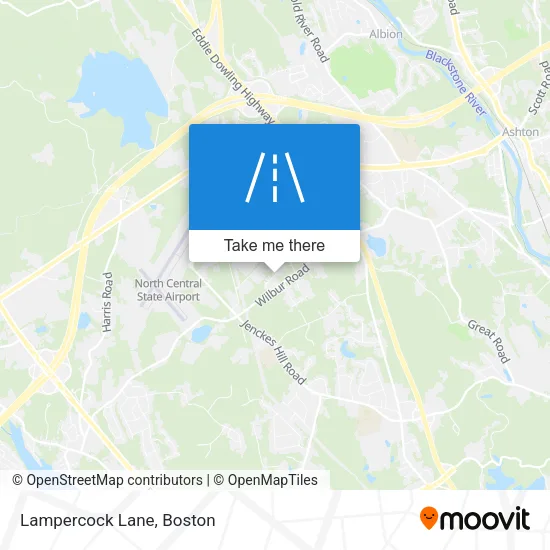 Mapa de Lampercock Lane