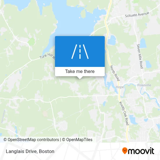 Langlais Drive map