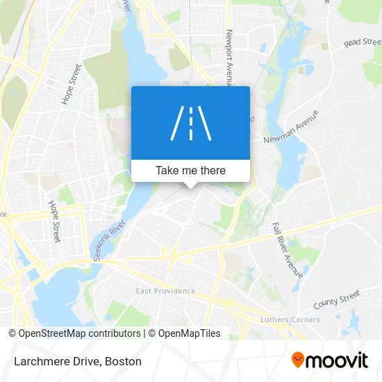 Larchmere Drive map