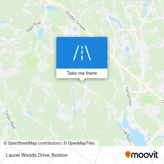 Laurel Woods Drive map
