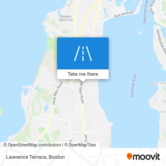 Lawrence Terrace map