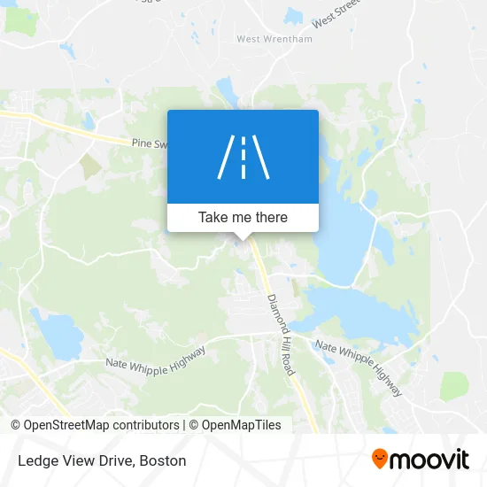 Ledge View Drive map