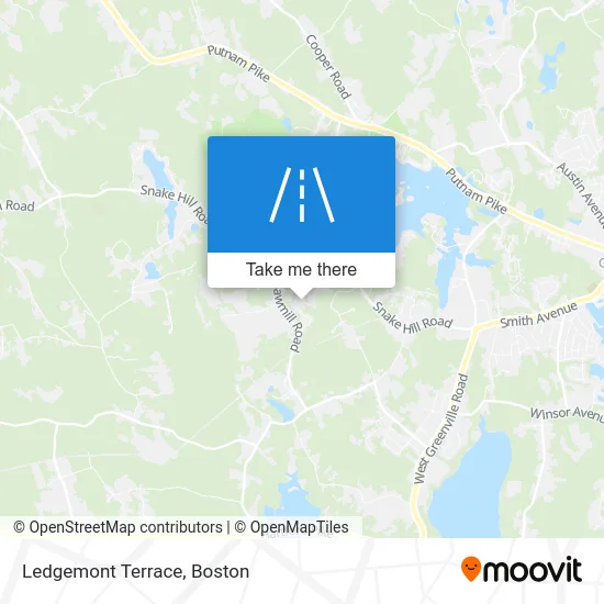 Ledgemont Terrace map