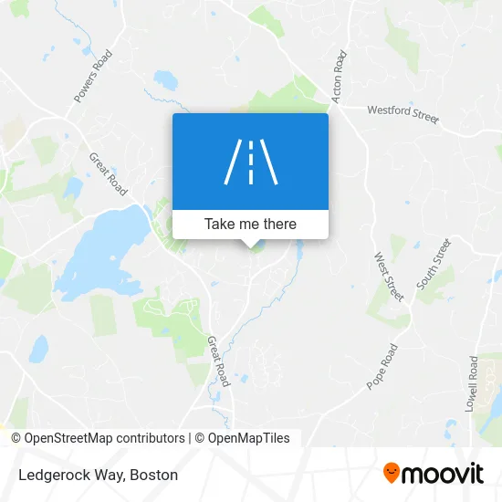 Ledgerock Way map