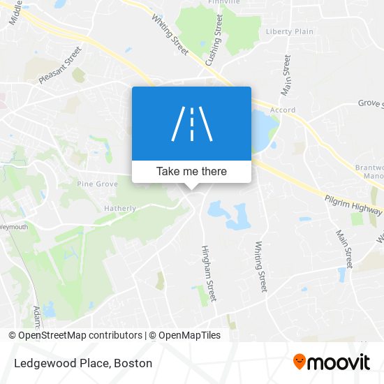 Ledgewood Place map