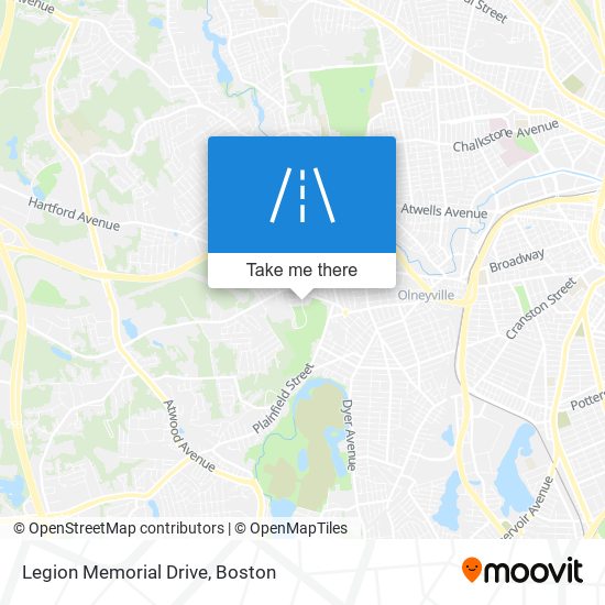 Mapa de Legion Memorial Drive