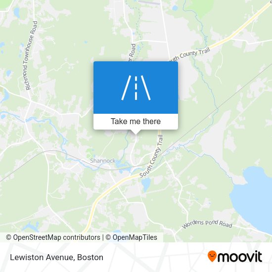 Mapa de Lewiston Avenue