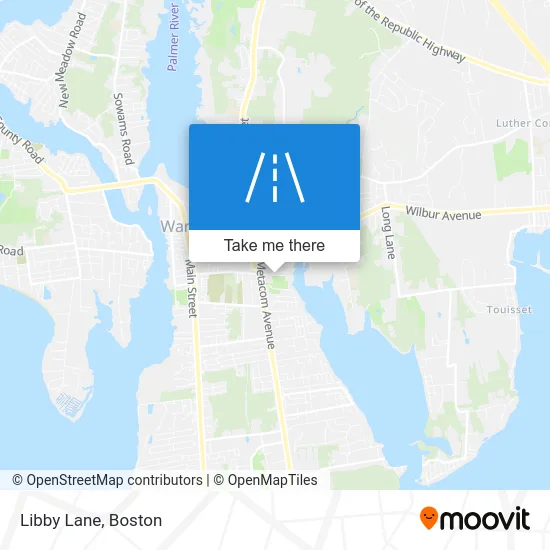 Libby Lane map