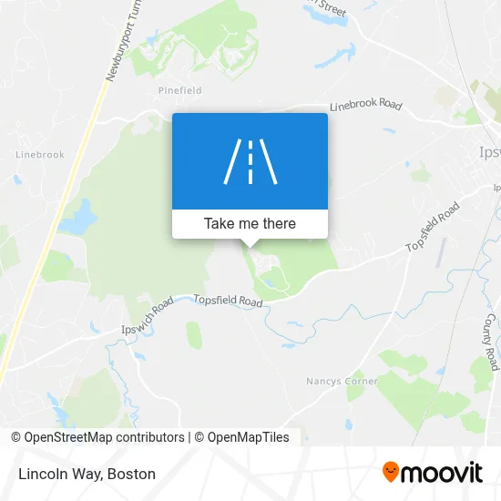 Lincoln Way map