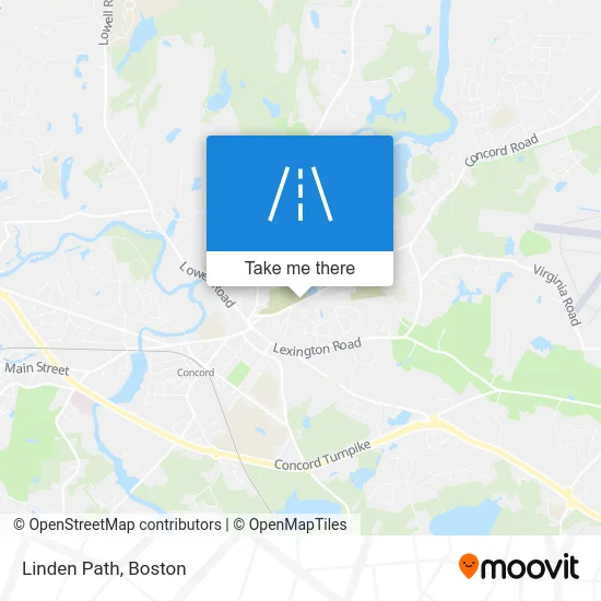 Linden Path map