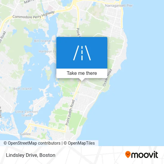 Lindsley Drive map