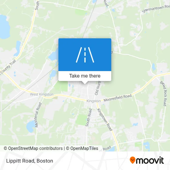 Lippitt Road map