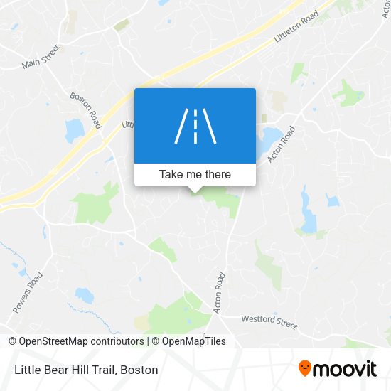 Little Bear Hill Trail map