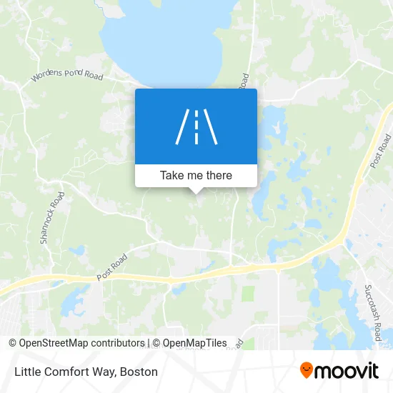 Little Comfort Way map