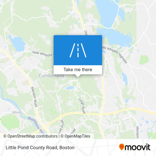 Little Pond County Road map