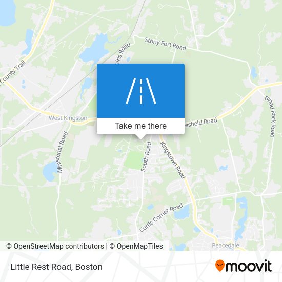 Mapa de Little Rest Road