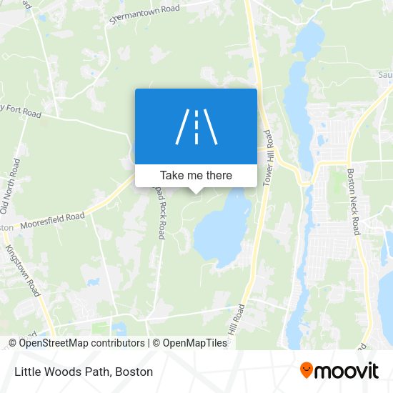 Mapa de Little Woods Path