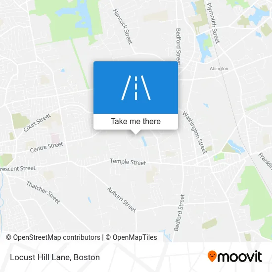 Locust Hill Lane map