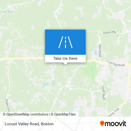 Locust Valley Road map