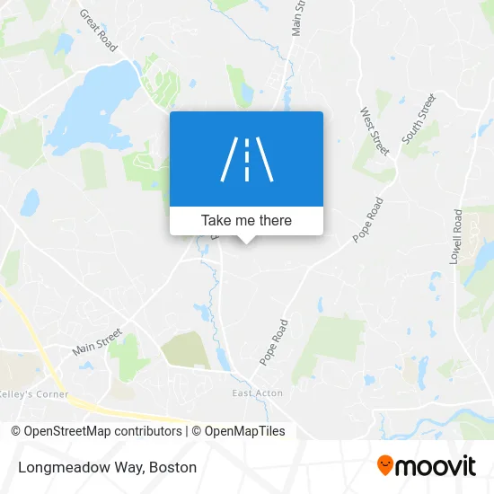 Longmeadow Way map