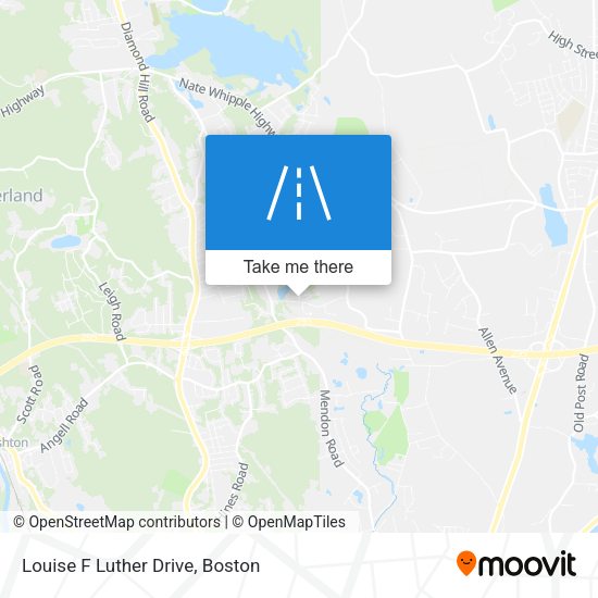 Louise F Luther Drive map