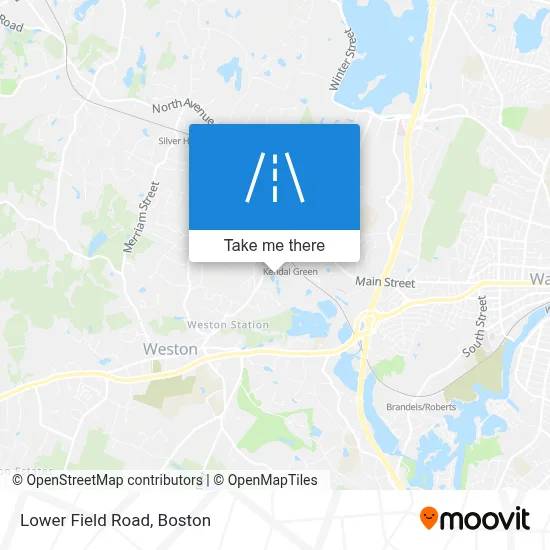 Lower Field Road map