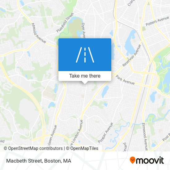 Mapa de Macbeth Street