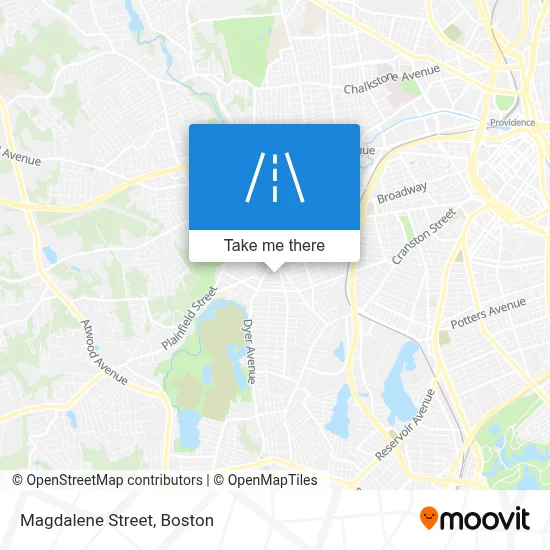 Magdalene Street map