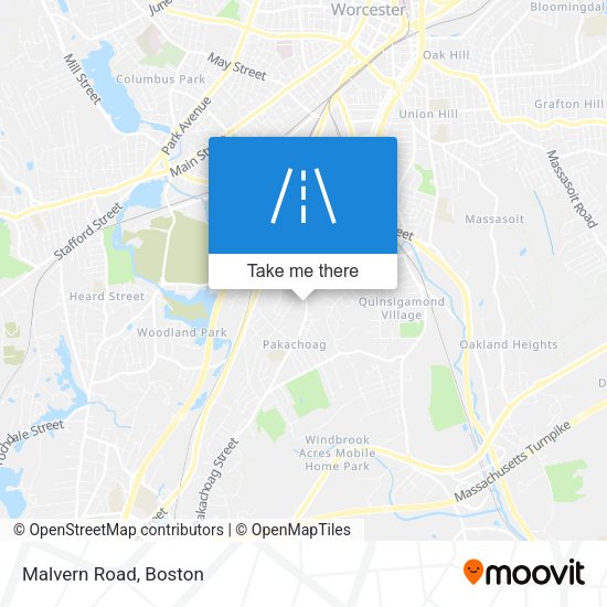 Mapa de Malvern Road
