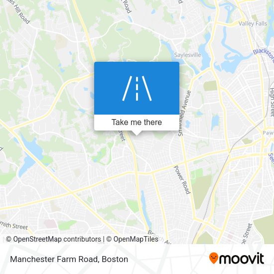 Manchester Farm Road map