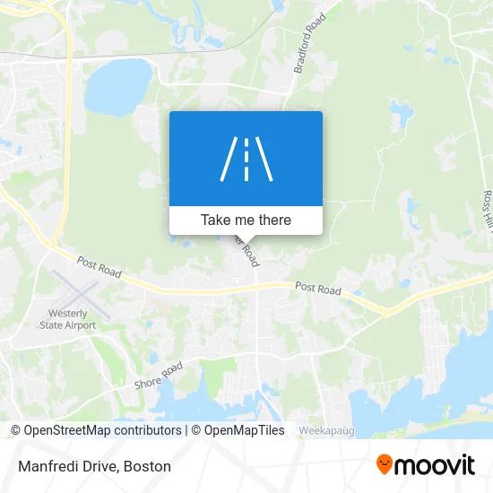 Manfredi Drive map