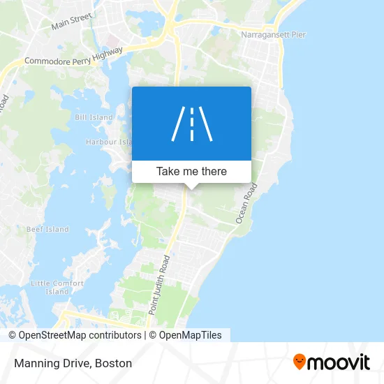 Manning Drive map