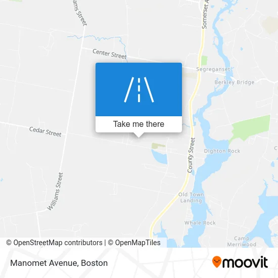 Manomet Avenue map