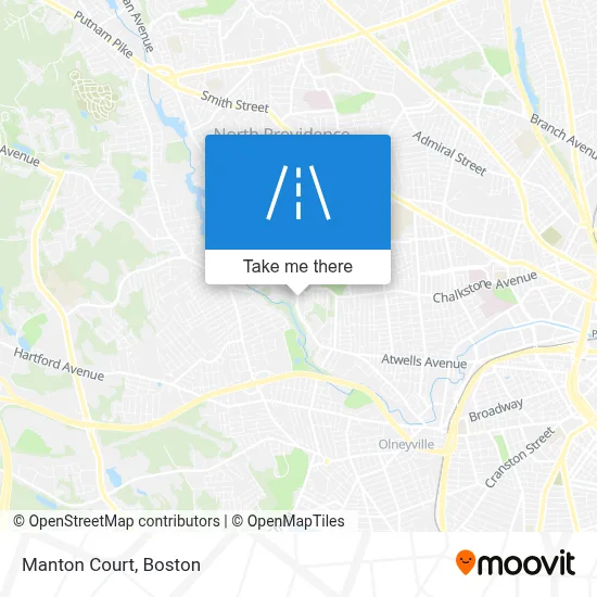 Manton Court map