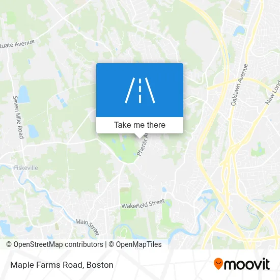 Maple Farms Road map