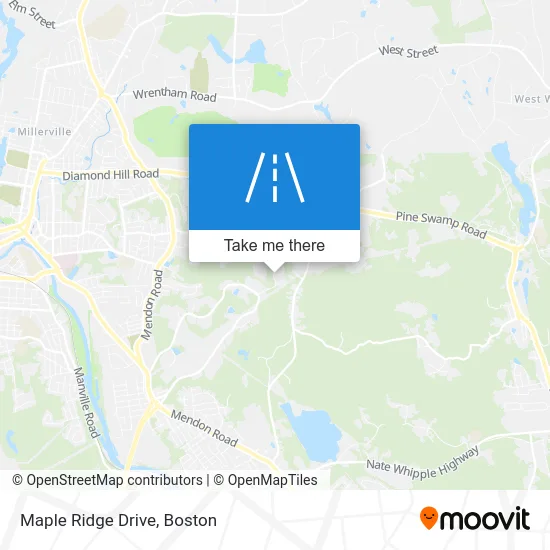 Maple Ridge Drive map