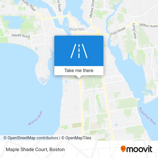 Maple Shade Court map