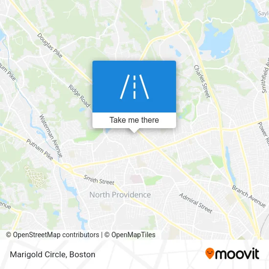 Marigold Circle map