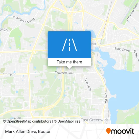 Mark Allen Drive map