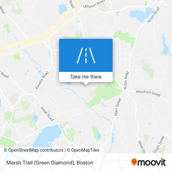 Mapa de Marsh Trail (Green Diamond)