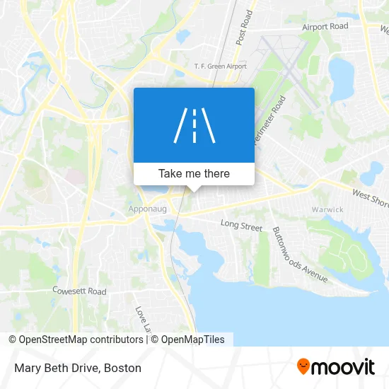 Mary Beth Drive map