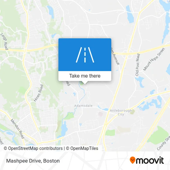 Mashpee Drive map
