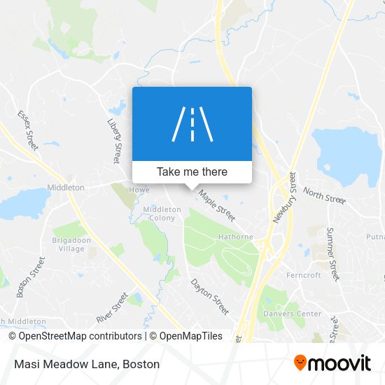 Mapa de Masi Meadow Lane