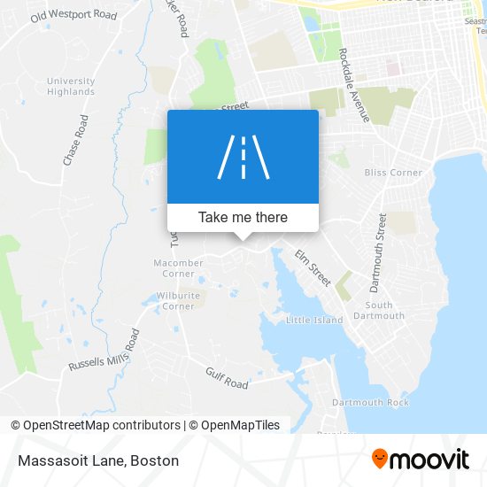 Massasoit Lane map