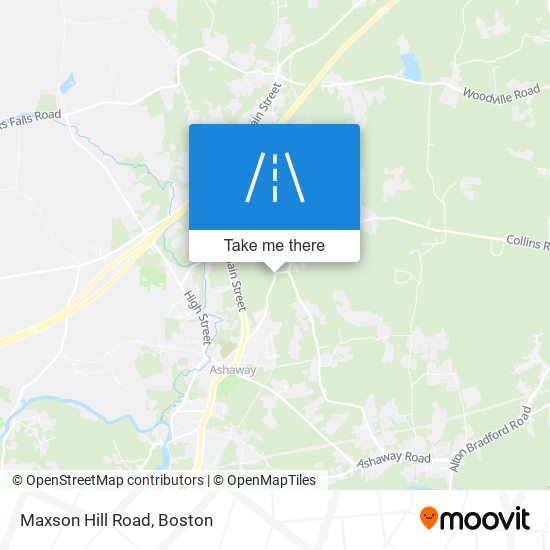 Maxson Hill Road map