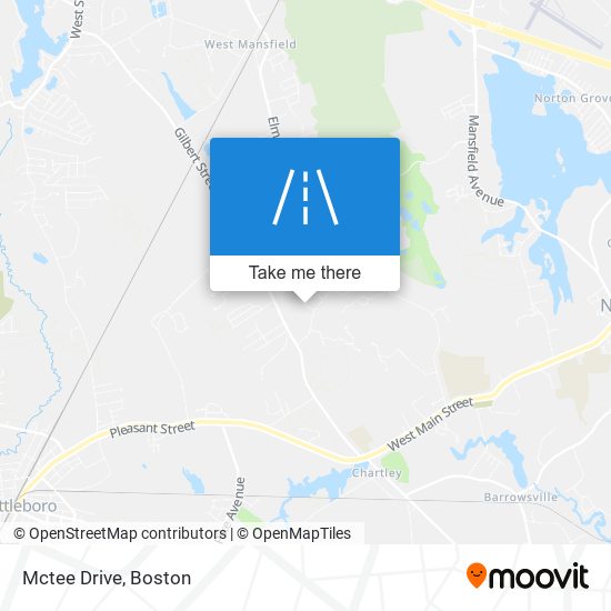 Mctee Drive map