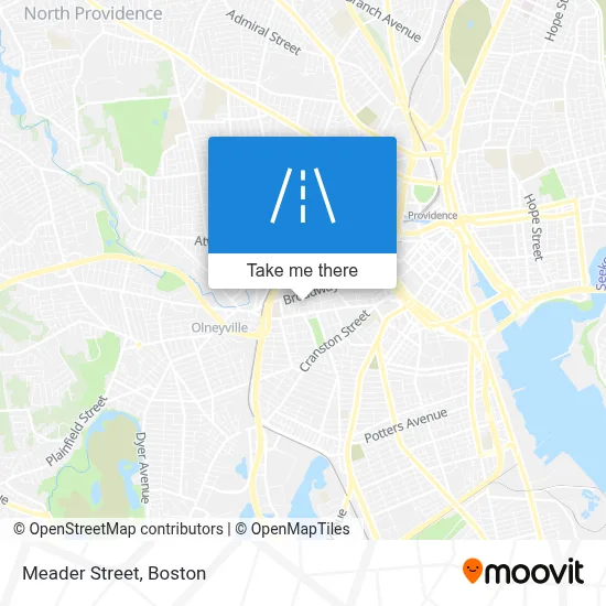 Meader Street map
