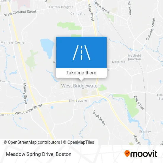 Meadow Spring Drive map